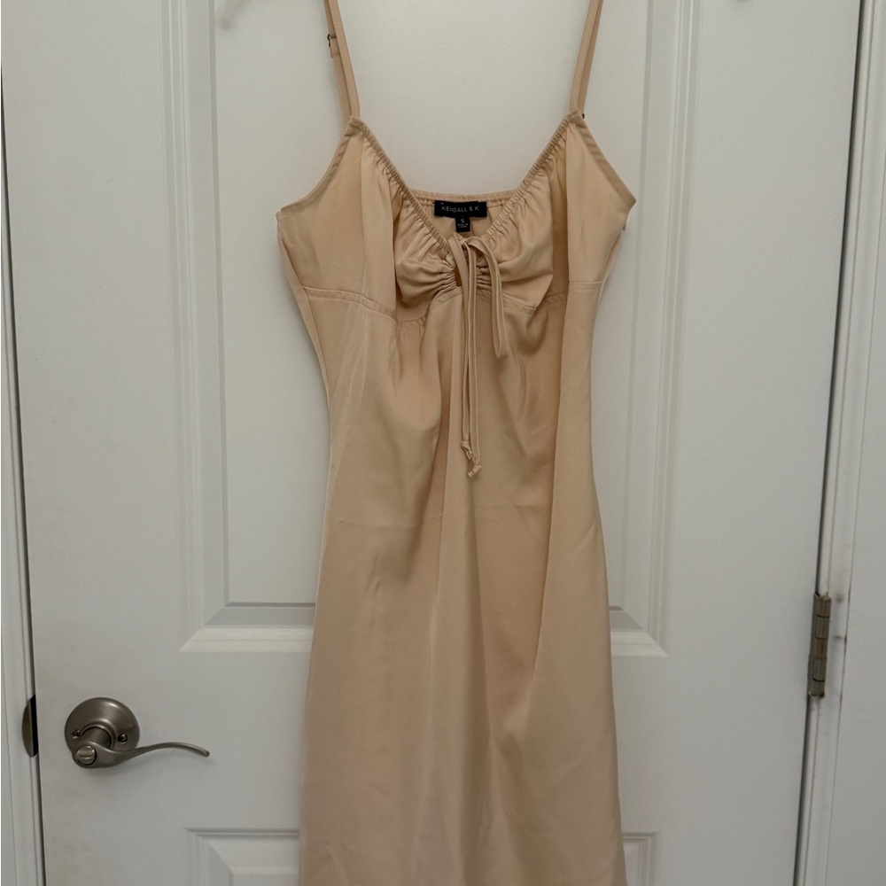 Kendall & Kylie champagne slip dress